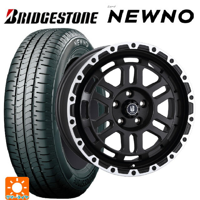 【6/15〜16限定 全品P5倍＆クーポン】ミツビシ デリカD:5(3DA系)用 225/55R18 98V ブリヂストン ニューノ 正規品 # 阿部商会 ラ・ストラーダ ディスカバー WBRP 新品サマータイヤホイール 4本セット