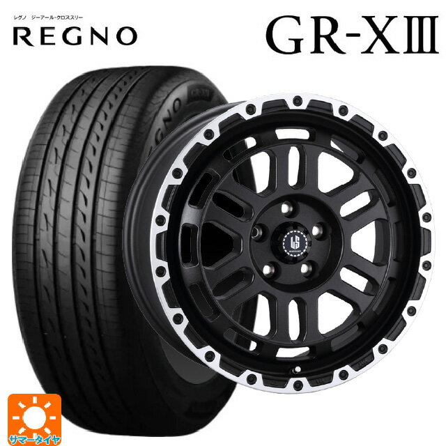【6/11 1:59迄 全品ポイント5倍】205/65R16 95H ブリヂストン レグノ GR-X3 正規品 # 阿部商会 ラ・ストラーダ ディスカバー WBRP 16-7J 国産車用 サマータイヤホイール4本セット