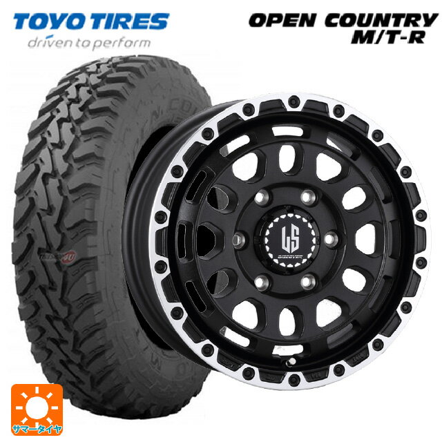 【6/22 20時〜 全品P5倍＆クーポン】285/70R17 116/113P トーヨー オープンカントリー MTR ブラックレター 阿部商会 ラ・ストラーダ ディスカバー WBRP 17-8J 国産車用 サマータイヤホイール4本セット