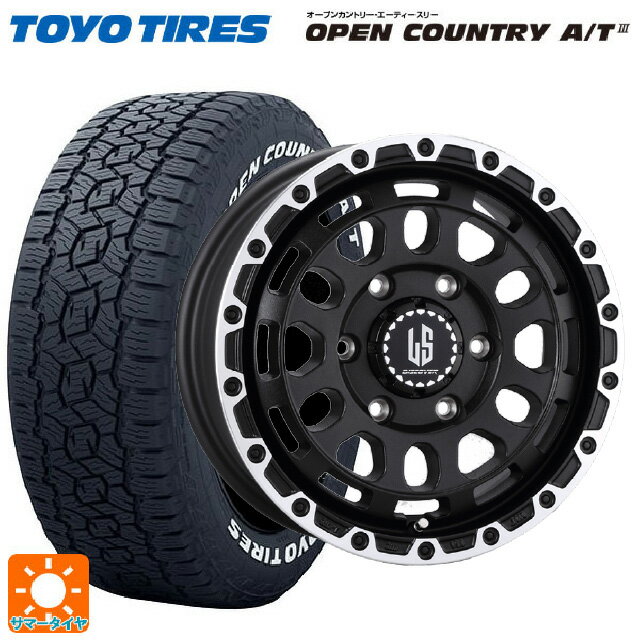 【6/15〜16限定 全品P5倍＆クーポン】265/65R17 112H トーヨー オープンカントリー AT3 ホワイトレター 阿部商会 ラ・ストラーダ ディスカバー WBRP 17-8J 国産車用 サマータイヤホイール4本セット