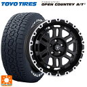 スズキ ジムニーシエラ(74系)用 195/80R15 107/105N トーヨー オープンカントリー AT3 ホワイトレター 阿部商会 ラ・ストラーダ ディスカバー WBRP 新品サマータイヤホイール 4本セット