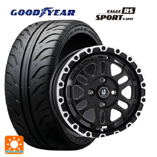 【6/22 20時〜 全品P5倍＆クーポン】165/55R14 72V グッドイヤー イーグル RS スポーツ S-スペック 阿部商会 ラ・ストラーダ ディスカバー WBRP 14-4.5J 国産車用 サマータイヤホイール4本セット
