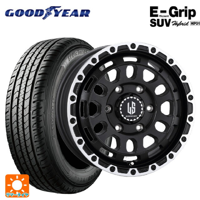 【6/22 20時〜 全品P5倍＆クーポン】275/65R17 115H グッドイヤー エフィシェントグリップSUV HP01 阿部商会 ラ・ストラーダ ディスカバー WBRP 17-8J 国産車用 サマータイヤホイール4本セット