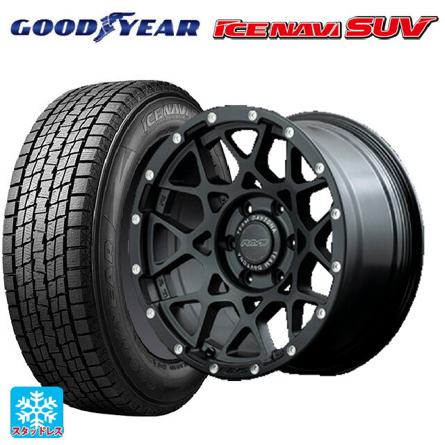 トヨタ ランドクルーザープラド(150系)用 265/70R17 115Q グッドイヤー アイスナビ SUV # レイズ チームデイトナ M8 N2 新品スタッドレスタイヤホイール 4本セット
