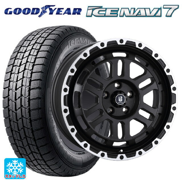 【6/15〜16限定 全品P5倍＆クーポン】トヨタ アルファード(30系)用 235/50R18 97Q グッドイヤー アイスナビ7(数量限定) # 阿部商会 ラ・ストラーダ ディスカバー WBRP 新品スタッドレスタイヤホイール 4本セット