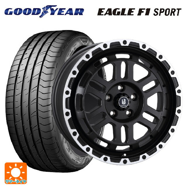 215/45R17 91Y XL グッドイヤー イーグルF1 スポーツ 阿部商会 ラ・ストラーダ ディスカバー WBRP 17-7J 国産車用 サマータイヤホイール4本セット
