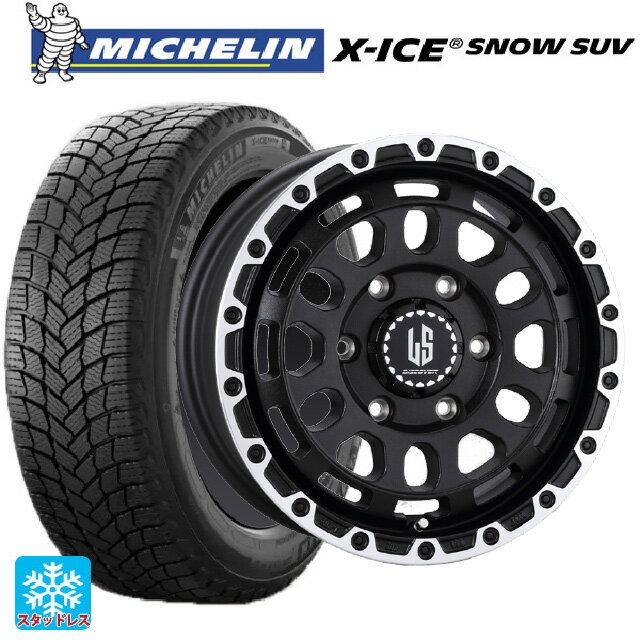 【6/15〜16限定 全品P5倍＆クーポン】ミツビシ トライトン(GSRグレード)(LC2T)用 2024年製 265/65R17 112T ミシュラン 正規品 エックスアイス スノー SUV # 阿部商会 ラ・ストラーダ ディスカバー WBRP 新品スタッドレスタイヤホイール 4本セット