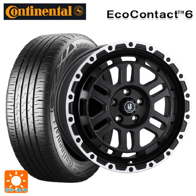 【6/22 20時〜 全品P5倍＆クーポン】ホンダ ステップワゴン(RP6~8)用 205/60R16 96H XL コンチネンタル エココンタクト 6 正規品 阿部商会 ラ・ストラーダ ディスカバー WBRP 新品サマータイヤホイール 4本セット