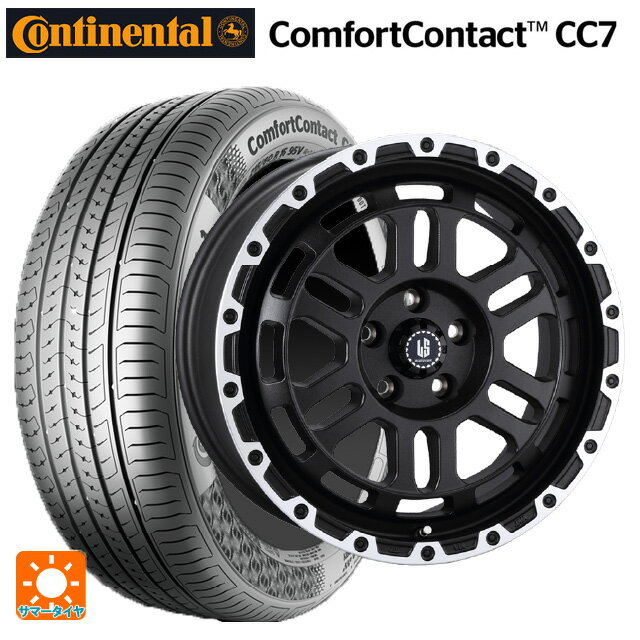 【6/22 20時〜 全品P5倍＆クーポン】195/60R16 89H コンチネンタル コンフォートコンタクト CC7 正規品 阿部商会 ラ・ストラーダ ディスカバー WBRP 16-7J 国産車用 サマータイヤホイール4本セット