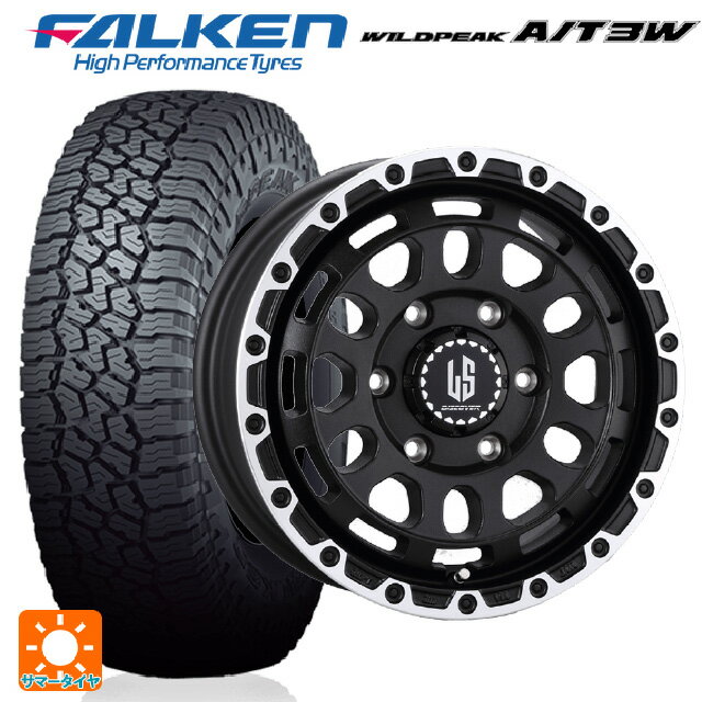 【6/11 1:59迄 全品ポイント5倍】ミツビシ トライトン(GSRグレード)(LC2T)用 265/65R17 116S ファルケン ワイルドピーク AT3W 阿部商会 ラ・ストラーダ ディスカバー WBRP 新品サマータイヤホイール 4本セット
