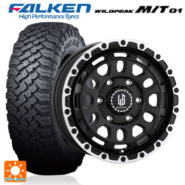 【6/22 20時〜 全品P5倍＆クーポン】トヨタ ハイラックス(120系)用 285/70R17 121Q ファルケン ワイルドピーク MT01 阿部商会 ラ・ストラーダ ディスカバー WBRP 新品サマータイヤホイール 4本セット