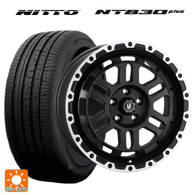 【6/22 20時〜 全品P5倍＆クーポン】215/50R17 95W ニットー NT830 プラス 阿部商会 ラ・ストラーダ ディスカバー WBRP 17-7J 国産車用 サマータイヤホイール4本セット