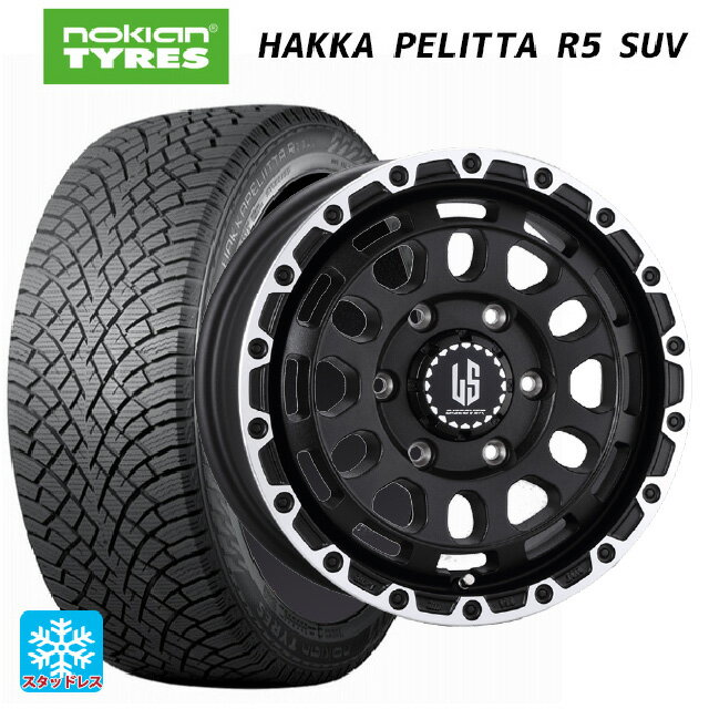ミツビシ トライトン(GSRグレード)(LC2T)用 265/65R17 116R XL ノキアン ハッカペリッタR5 SUV 阿部商会 ラ・ストラーダ ディスカバー WBRP 新品スタッドレスタイヤホイール 4本セット