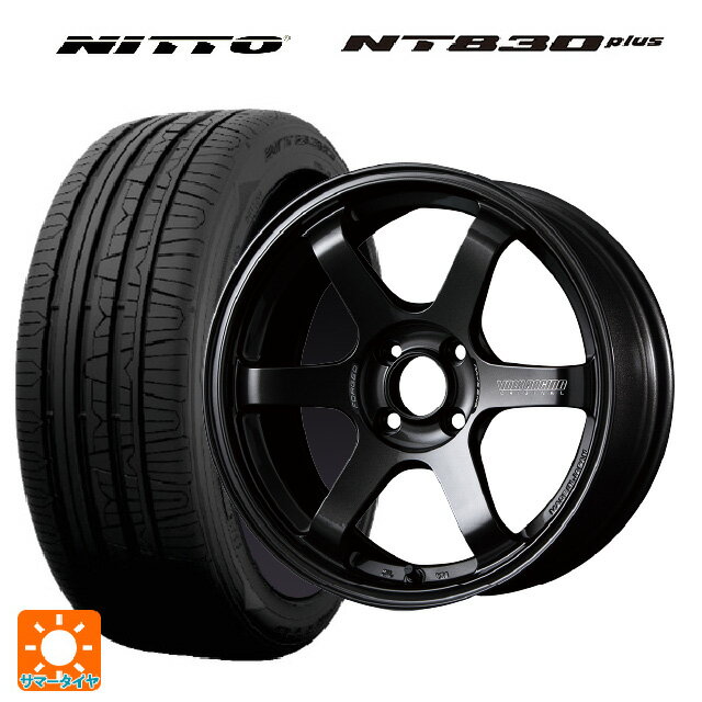 165/55R15 75V ニットー NT830 プラス レイズ ボルクレーシング TE37ソニック # MM 15-5J 国産車用 サマータイヤホイール4本セット