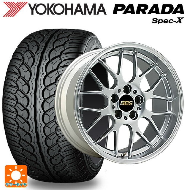 ミツビシ アウトランダーPHEV(5LA GNOW)用 235/60R18 103V ヨコハマ パラダ PA02 BBS RG-R DS 新品サマータイヤホイール 4本セット