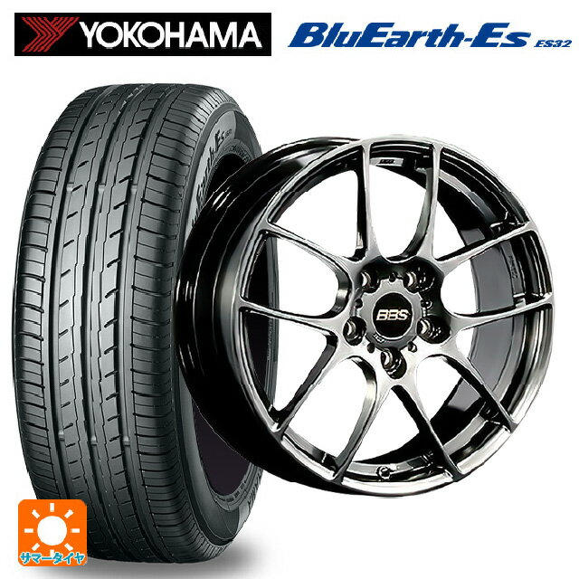【6/15〜16限定 全品P5倍＆クーポン】225/45R18 95W ヨコハマ ブルーアースEs ES32 # BBS RF DB 18-7.5J 国産車用 サマータイヤホイール4本セット
