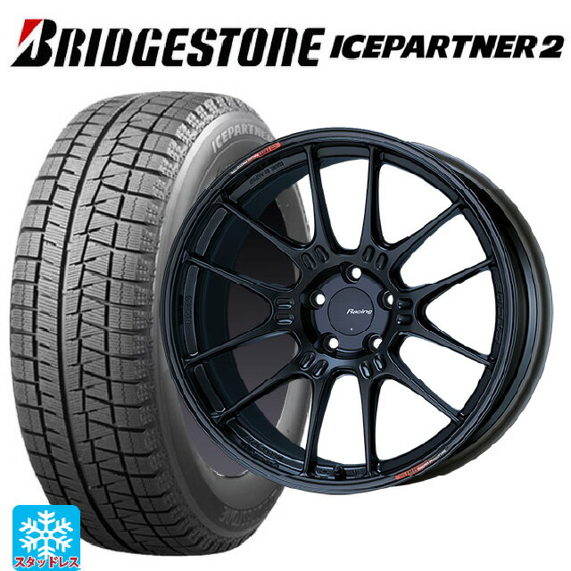 【10/17 23:59迄　最大3万円OFFクーポン】215/45R17 87Q ブリヂストン アイスパートナー2 正規品 エンケイ レーシング GTC02 マットブラック 17-7.5J 国産車用 スタッドレスタイヤホイール4本セット