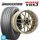 トヨタ プリウス(60系)用 225/45R19 92Q ブリヂストン ブリザック VRX3 正規品 # BBS RG-R GLD 新品スタッドレスタイヤホイール 4本セット