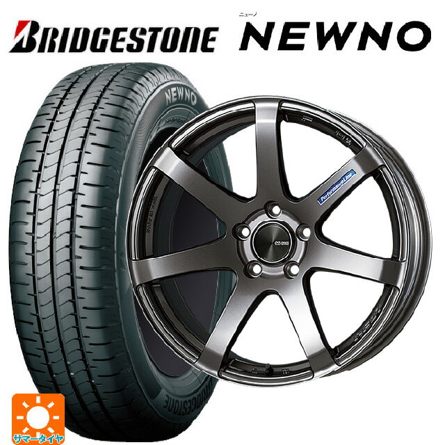 【6/15〜16限定 全品P5倍＆クーポン】165/50R16 75V ブリヂストン ニューノ 正規品 # エンケイ パフォーマンスライン PF07 DS 16-5J 国産車用 サマータイヤホイール4本セット