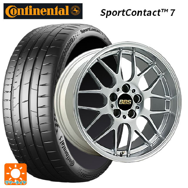 【6/22 20時〜 全品P5倍＆クーポン】225/40R19 93Y XL コンチネンタル スポーツコンタクト 7 正規品 BBS RG-R DS 19-8J 国産車用 サマータイヤホイール4本セット
