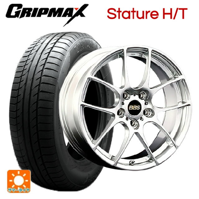 【6/20限定 全品P5倍＆クーポン】スバル レガシィアウトバック(BS系)用 225/60R18 100H グリップマックス スタチャーHT ブラックレター BBS RF DS 新品サマータイヤホイール 4本セット