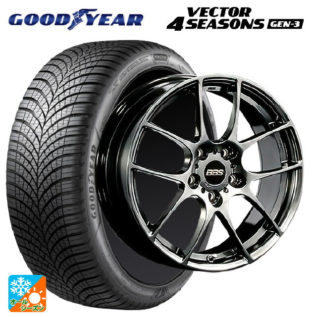 225/55R17 101Y XL グッドイヤー ベクター4シーズンズ ジェン3 BBS RF DB 17-7J 国産車用 オールシーズ..