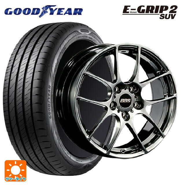 【6/15〜16限定 全品P5倍＆クーポン】225/60R17 99V グッドイヤー エフィシェントグリップ 2 SUV BBS RF DB 17-7J 国産車用 サマータイヤホイール4本セット