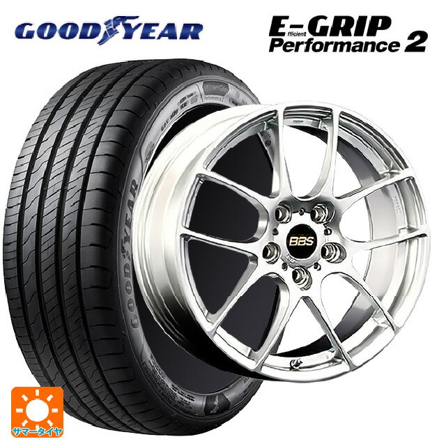 【6/15〜16限定 全品P5倍＆クーポン】225/45R17 94W グッドイヤー エフィシェントグリップ パフォーマンス2 BBS RF DS 17-7J 国産車用 サマータイヤホイール4本セット