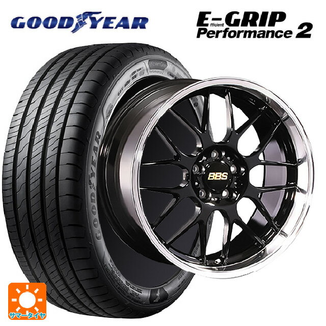 ホンダ ZR-V(RZ4)用 215/60R17 100V グッドイヤー エフィシェントグリップ パフォーマンス2 BBS RG-R BKD 新品サマータイヤホイール 4本セット