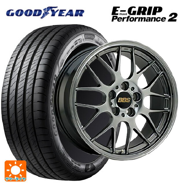 ホンダ ZR-V(RZ4)用 215/60R17 100V グッドイヤー エフィシェントグリップ パフォーマンス2 BBS RG-R DB 新品サマータイヤホイール 4本セット