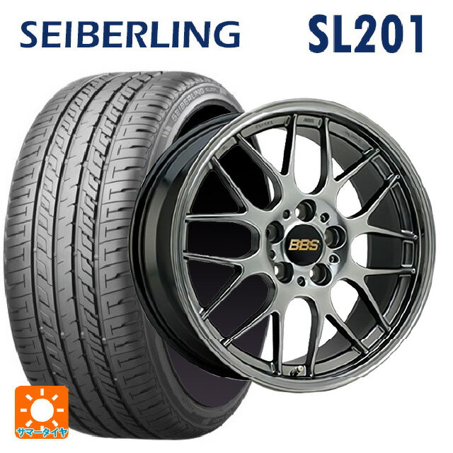 【6/22 20時〜 全品P5倍＆クーポン】215/45R18 89W セイバーリング セイバーリング SL201(ブリヂストン工場生産） BBS RG-R DB 18-7.5J 国産車用 サマータイヤホイール4本セット