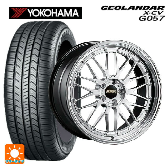 【6/11 1:59迄 全品ポイント5倍】225/45R19 96W XL ヨコハマ ジオランダー X-CV G057 正規品 BBS LM DS-BKBD 19-9J 国産車用 サマータイヤホイール4本セット