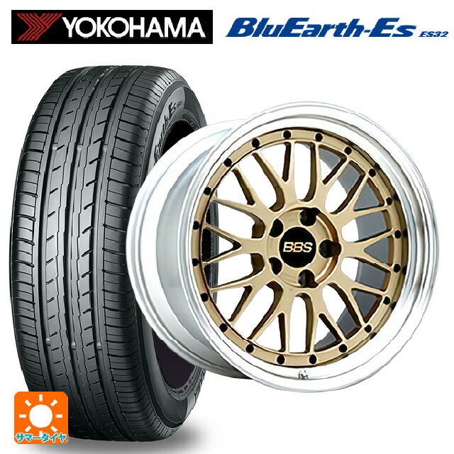ミツビシ デリカD5(3DA系)用 225/55R18 98V ヨコハマ ブルーアースEs ES32 # BBS LM GL-SLD 新品サマータイヤホイール 4本セット