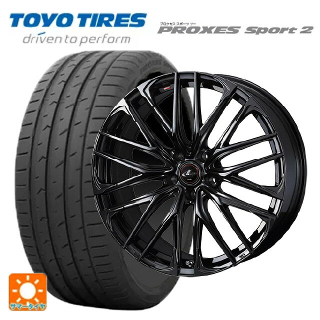 225/45R19 96Y XL トーヨー プロクセス スポーツ2 ウェッズ レオニス SK HYPER BMC 19-8J 国産車用 サマータイヤホイール4本セット