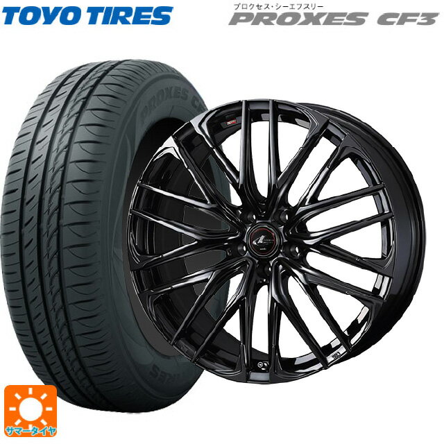 【6/11 1:59迄 全品ポイント5倍】225/40R18 92W トーヨー プロクセス CF3 ウェッズ レオニス SK HYPER BMC 18-7J 国産車用 サマータイヤホイール4本セット