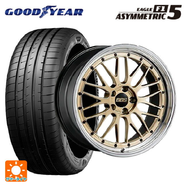 【6/22 20時〜 全品P5倍＆クーポン】225/40R19 93Y XL グッドイヤー イーグル F1 アシメトリック5 BBS LM GL-BKBD 19-9J 国産車用 サマータイヤホイール4本セット