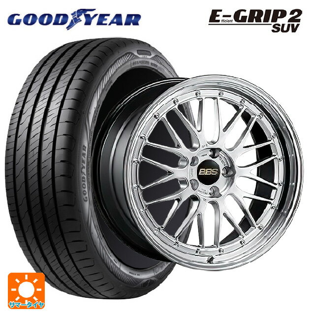 【6/15〜16限定 全品P5倍＆クーポン】225/55R19 103V XL グッドイヤー エフィシェントグリップ 2 SUV BBS LM DS-BKBD 19-8J 国産車用 サマータイヤホイール4本セット