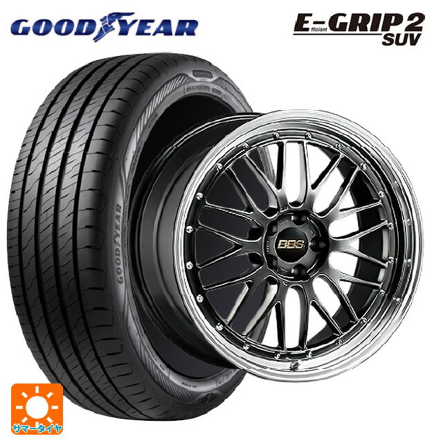 235/55R19 105V XL グッドイヤー エフィシェントグリップ 2 SUV BBS LM DB-BKBD 19-7.5J 国産車用 サマータイヤホイール4本セット
