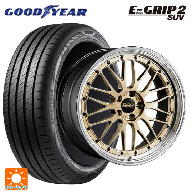 ホンダ ZR-V(RZ4)用 225/55R18 98V グッドイヤー エフィシェントグリップ 2 SUV BBS LM GL-BKBD 新品サマータイヤホイール 4本セット