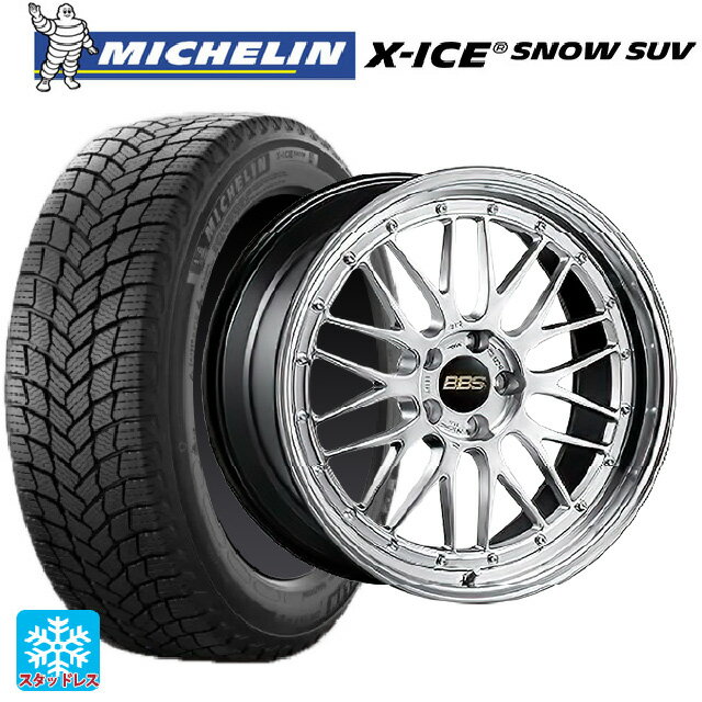 【6/22 20時〜 全品P5倍＆クーポン】2024年製 235/60R18 107T XL ミシュラン 正規品 エックスアイス スノー SUV # BBS LM DS-BKBD 18-8.5J 国産車用 スタッドレスタイヤホイール4本セット