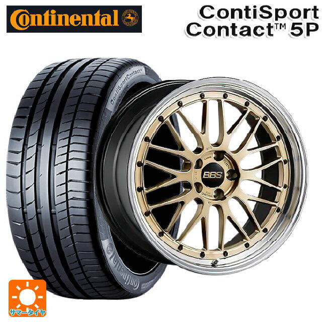 【6/22 20時〜 全品P5倍＆クーポン】225/40R19 93Y XL コンチネンタル コンチスポーツコンタクト 5P 正規品 BBS LM GL-BKBD 19-9J 国産車用 サマータイヤホイール4本セット