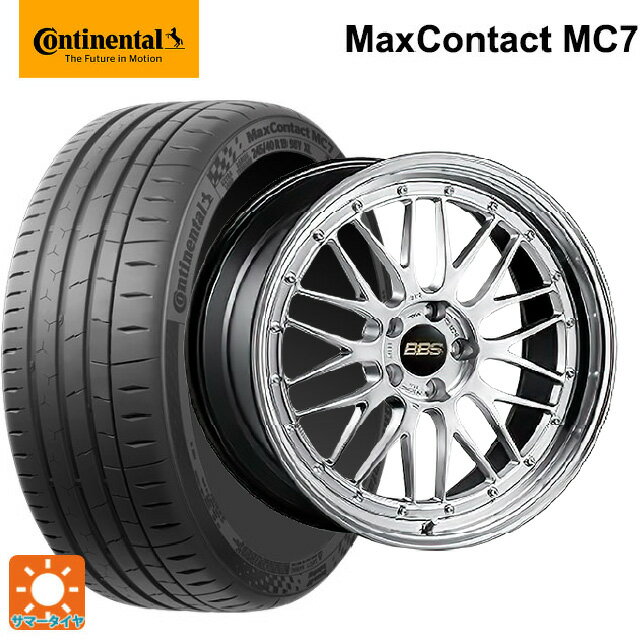 【6/11 1:59迄 全品ポイント5倍】215/45R18 93W XL コンチネンタル マックスコンタクト MC7 正規品 BBS LM DS-BKBD 18-8J 国産車用 サマータイヤホイール4本セット