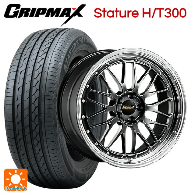 ホンダ ZR-V(RZ4)用 225/55R18 98V グリップマックス スタチャーHT300 ブラックレター BBS LM DB-BKBD 新品サマータイヤホイール 4本セット