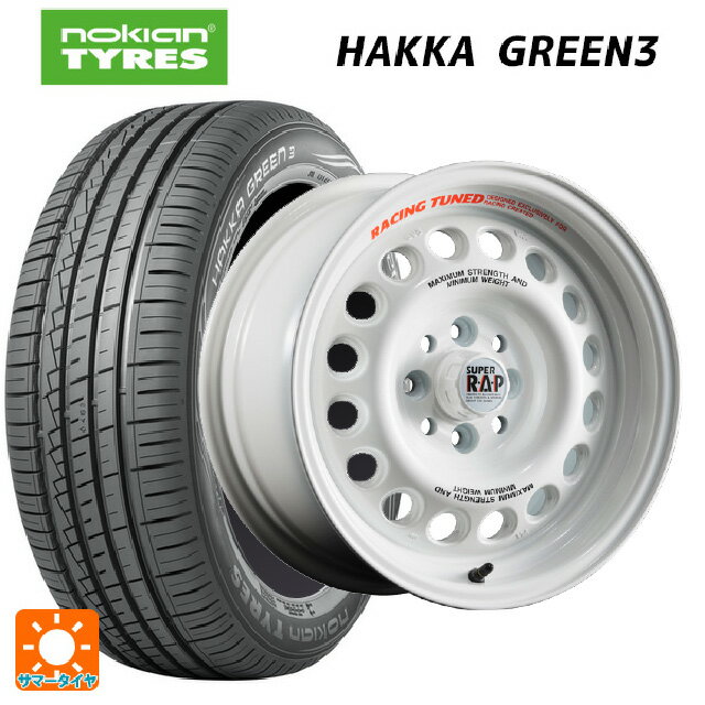 【5/9 20時〜 最大3万円OFFクーポン】185/65R15 92H XL ノキアン ハッカ グリーン3 ブリヂストン ポテンザ スーパーRAP エボ RPW 15-7J..