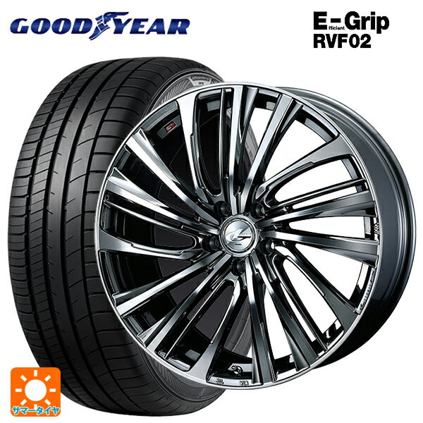 ホンダ ZR-V(RZ4)用 215/60R17 100H XL グッドイヤー エフィシェントグリップ RVF02 ウェッズ レオニス FS BMCMC 新品サマータイヤホイール 4本セット