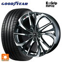 【7/19 20時〜 最大3万円OFFクーポン】トヨタ プリウス(50系)用 215/45R17 91W XL グッドイヤー エフィシェントグリップ RVF02 ウェッズ レオニス TE PBMC 新品サマータイヤホイール 4本セット(2)