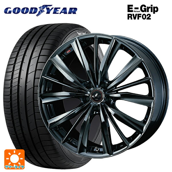 ホンダ ZR-V(RZ4)用 215/60R17 100H XL グッドイヤー エフィシェントグリップ RVF02 ウェッズ レオニス VX BMC1 新品サマータイヤホイール 4本セット