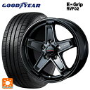 【7/4 20時~ 最大3万円OFFクーポン】ジープ レネゲード(BU14/BU24)用 215/60R17 100H XL グッドイヤー エフィシェントグリップ RVF02 ウェッズ キーラー タクティクス グロスブラック 新品サマータイヤホイール 4本セット