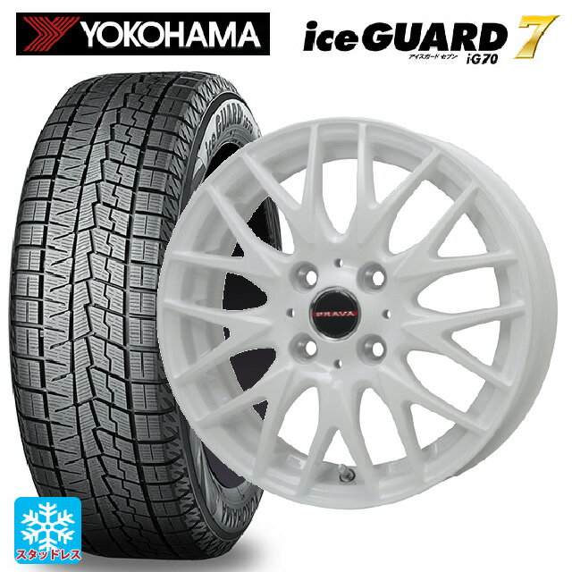 165/50R15 73Q ヨコハマ アイスガード7(IG70) ビックウェイ レイシーン プラバ 9M Jr2 WH 15-4.5J 国産車用 スタッドレスタイヤホイール4本セット