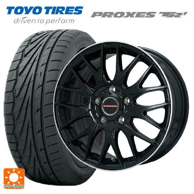【6/15〜16限定 全品P5倍＆クーポン】165/50R16 75V トーヨー プロクセス TR1 ビックウェイ レイシーン プラバ 9M Jr2 GBK/リムP 16-5J 国産車用 サマータイヤホイール4本セット
